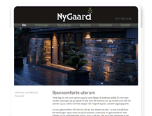 Tablet Screenshot of nygaard-as.no